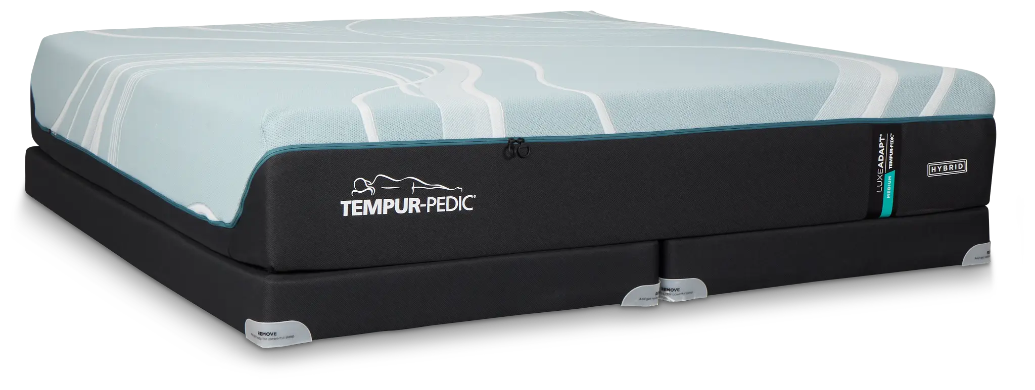Tempur-pedic Tempur-luxeadapt Medium Hybrid Low-profile Mattress Set Tempur-pedic Tempur-luxeadapt Medium Hybrid Low-profile Mattress Set