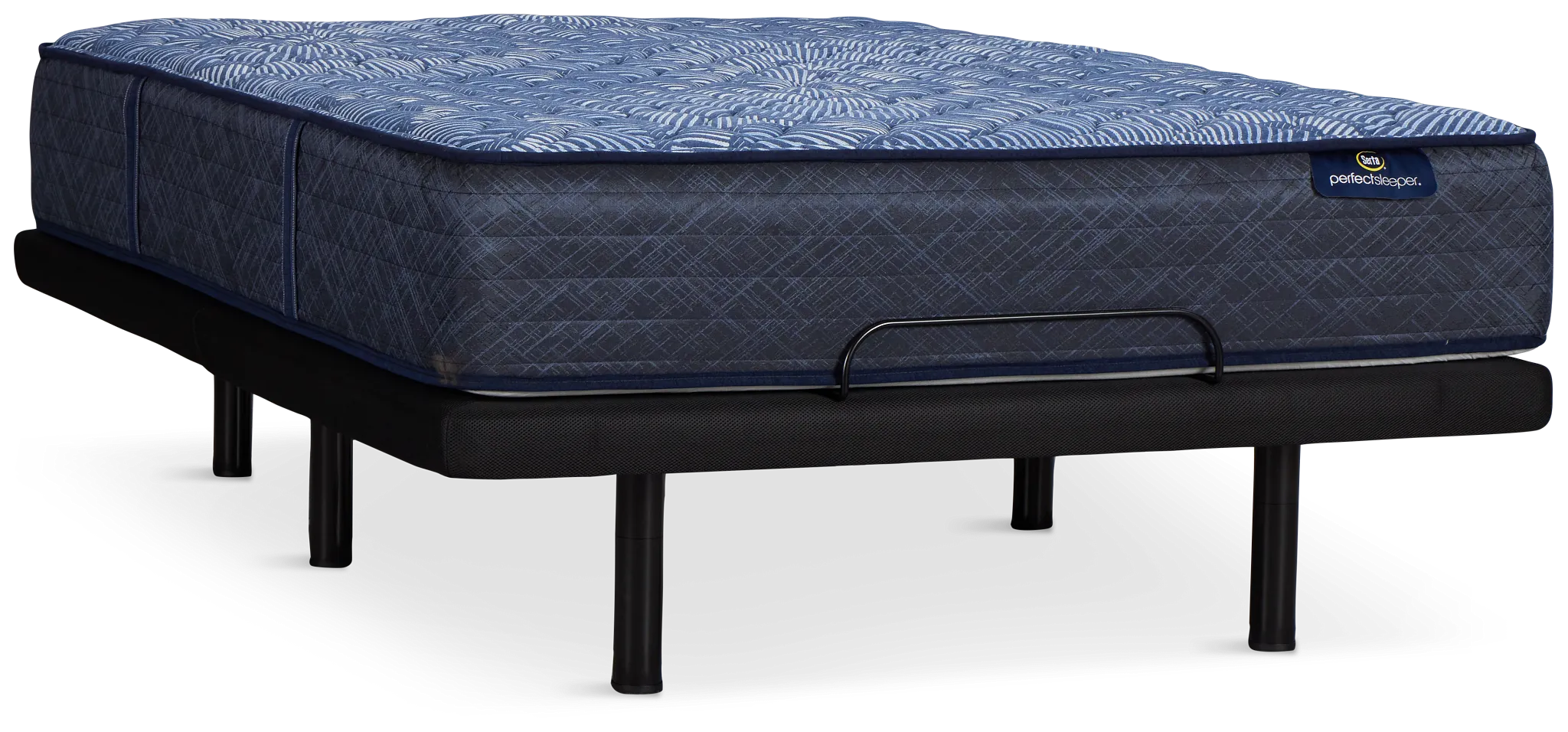 Serta Perfect Sleeper Cobalt Calm Extra Firm Elite Adjustable Mattress Set