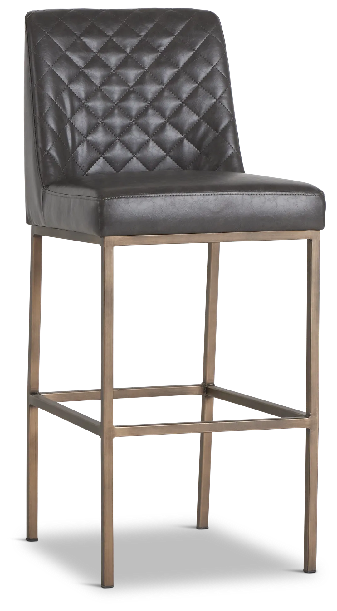 Sierra Dark Gray Bonded Ltr 30" Barstool