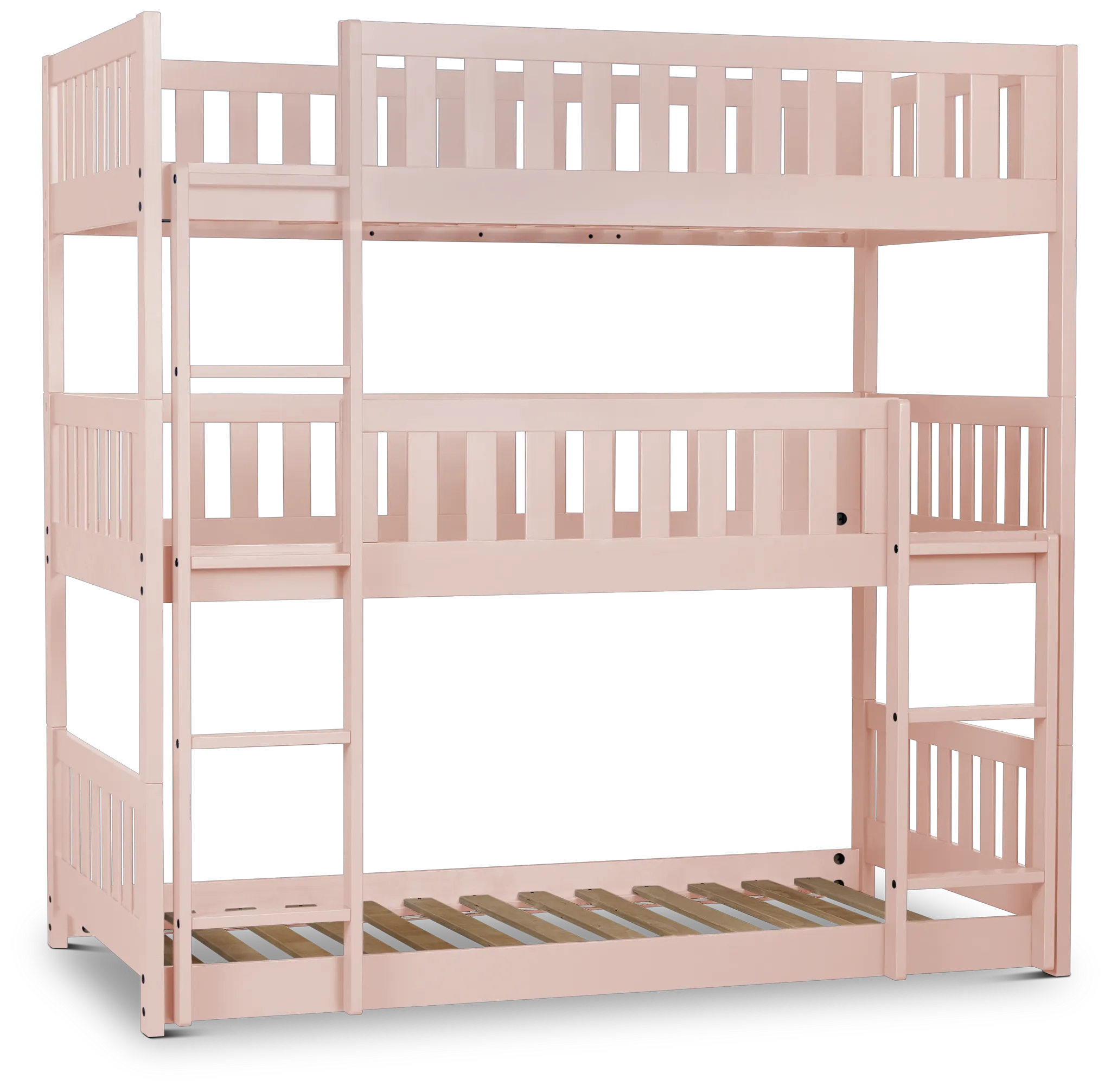Charleston Pink Triple Bunk Bed