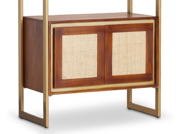 Briar Mid Tone Bookcase
