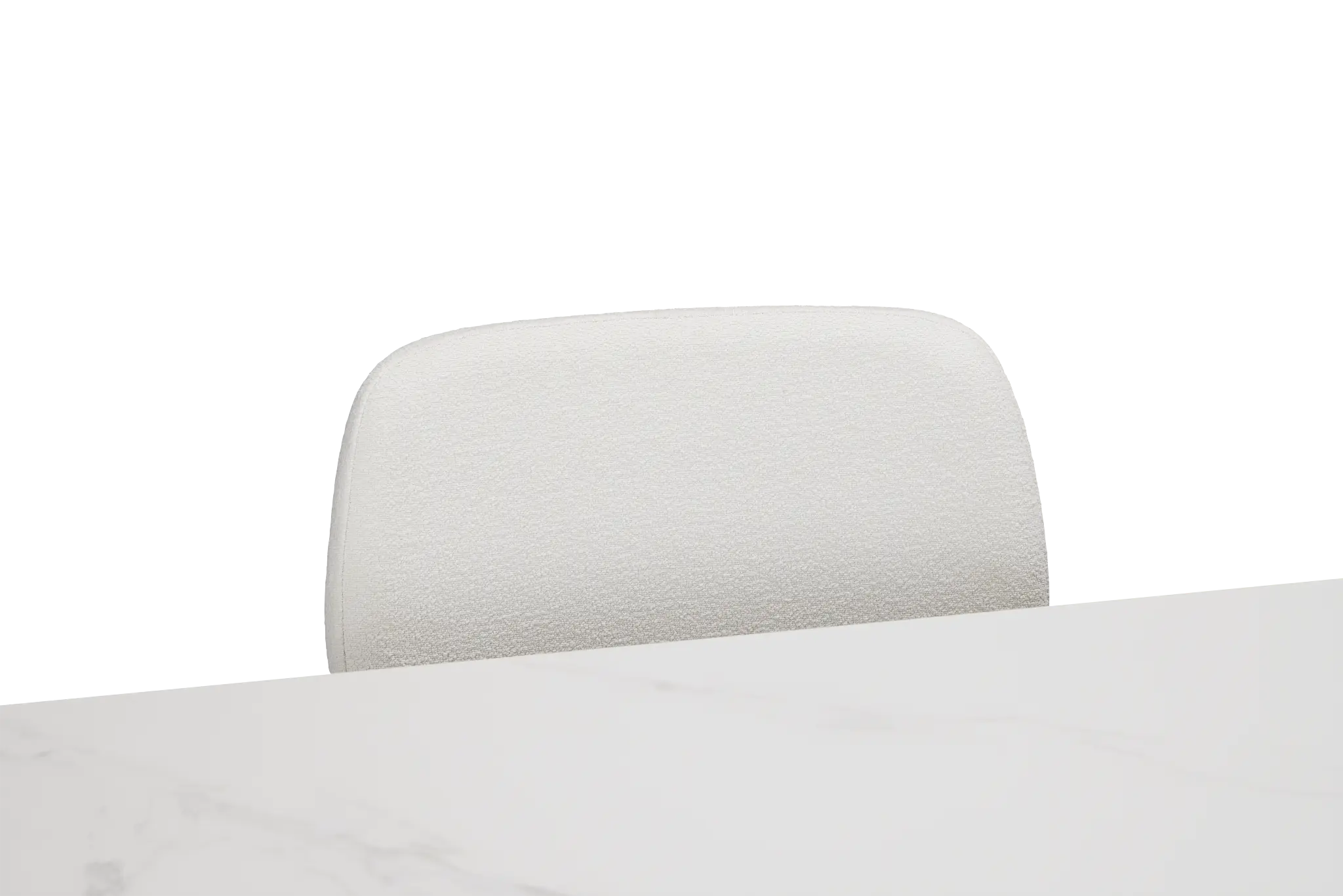 Andover White Rect Table & 4 White Upholstered Chairs Andover White Rect Table & 4 White Upholstered Chairs