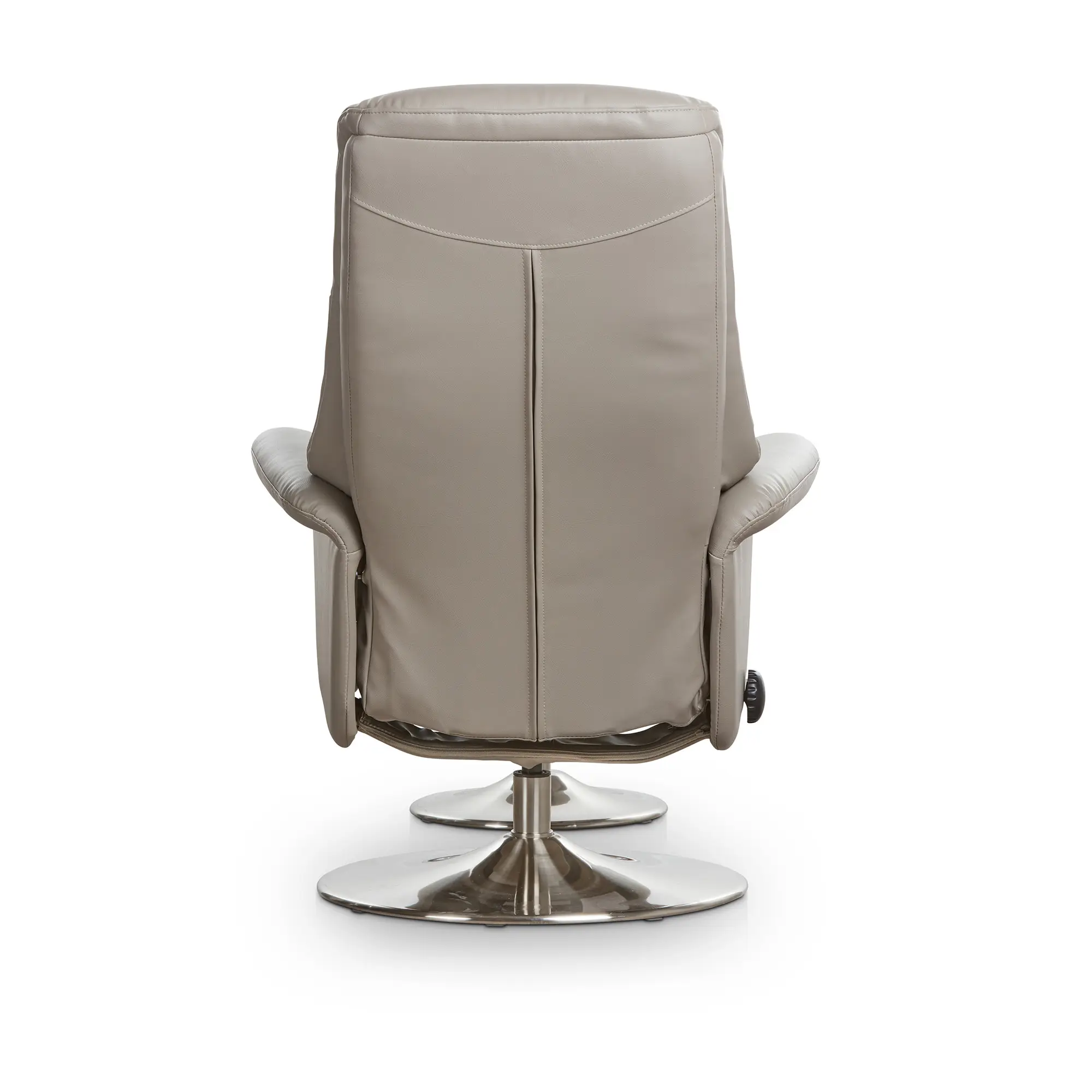 Evans Gray Micro Recliner & Ottoman Evans Gray Micro Recliner & Ottoman