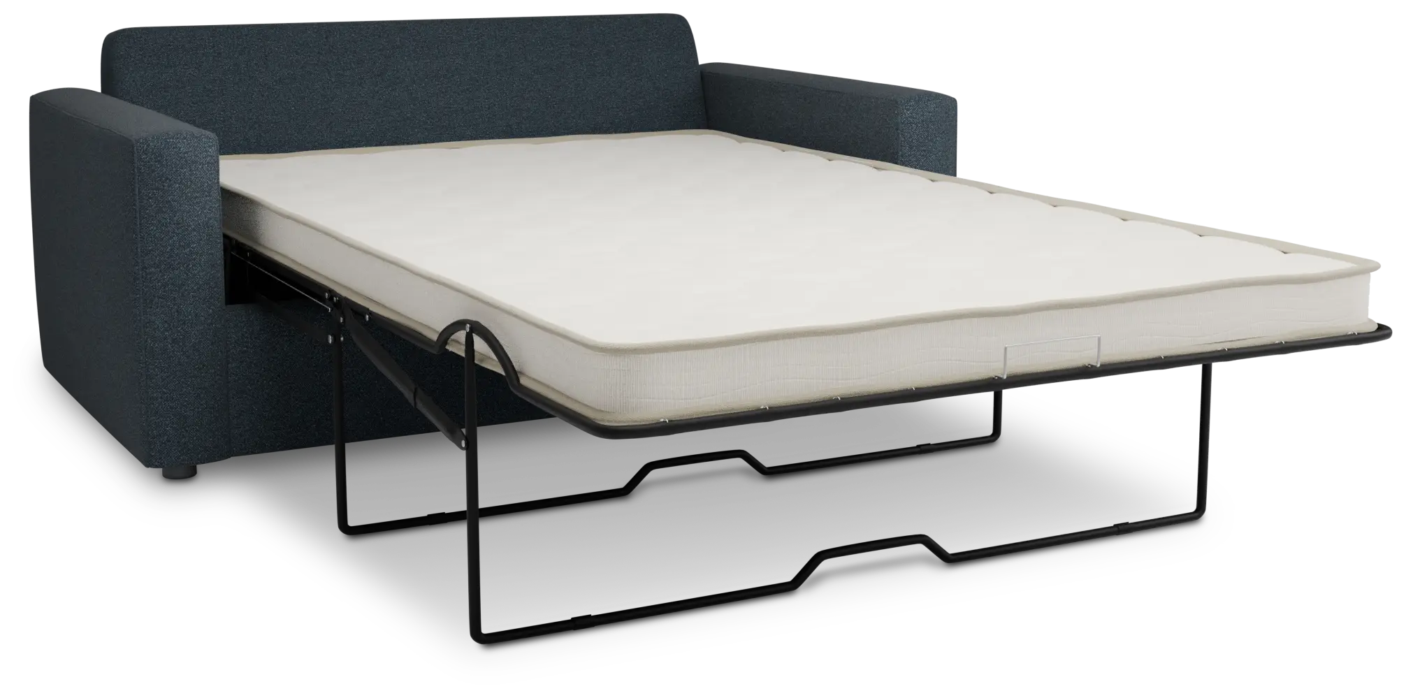 Siesta Elite Dark Blue Fabric Innerspring Sleeper Siesta Elite Dark Blue Fabric Innerspring Sleeper