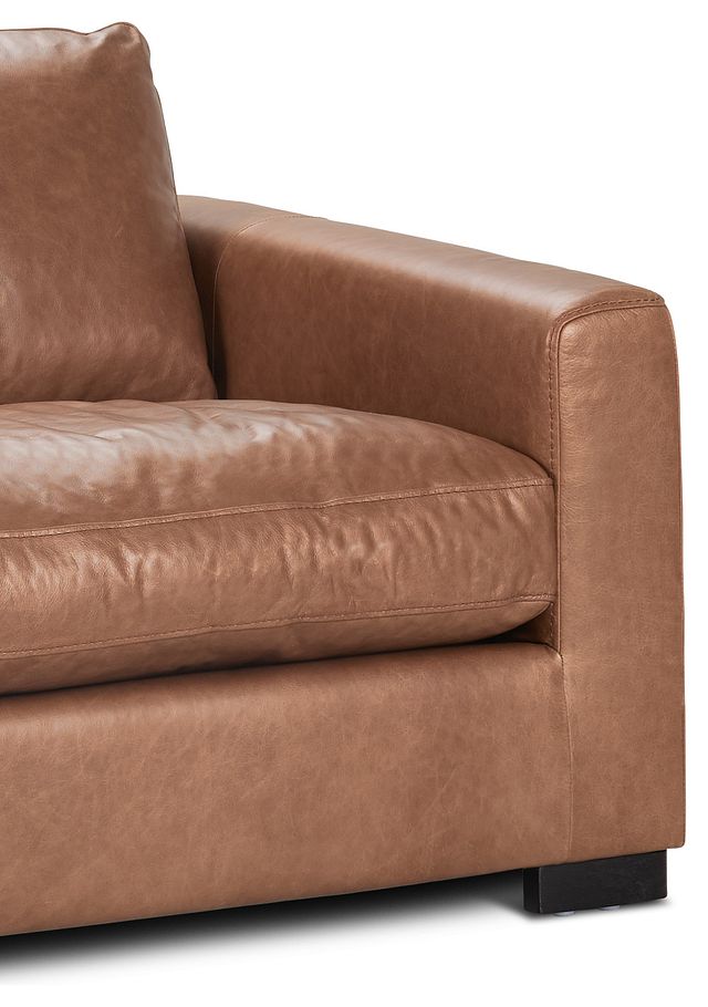 Bohan Brown Leather Chair