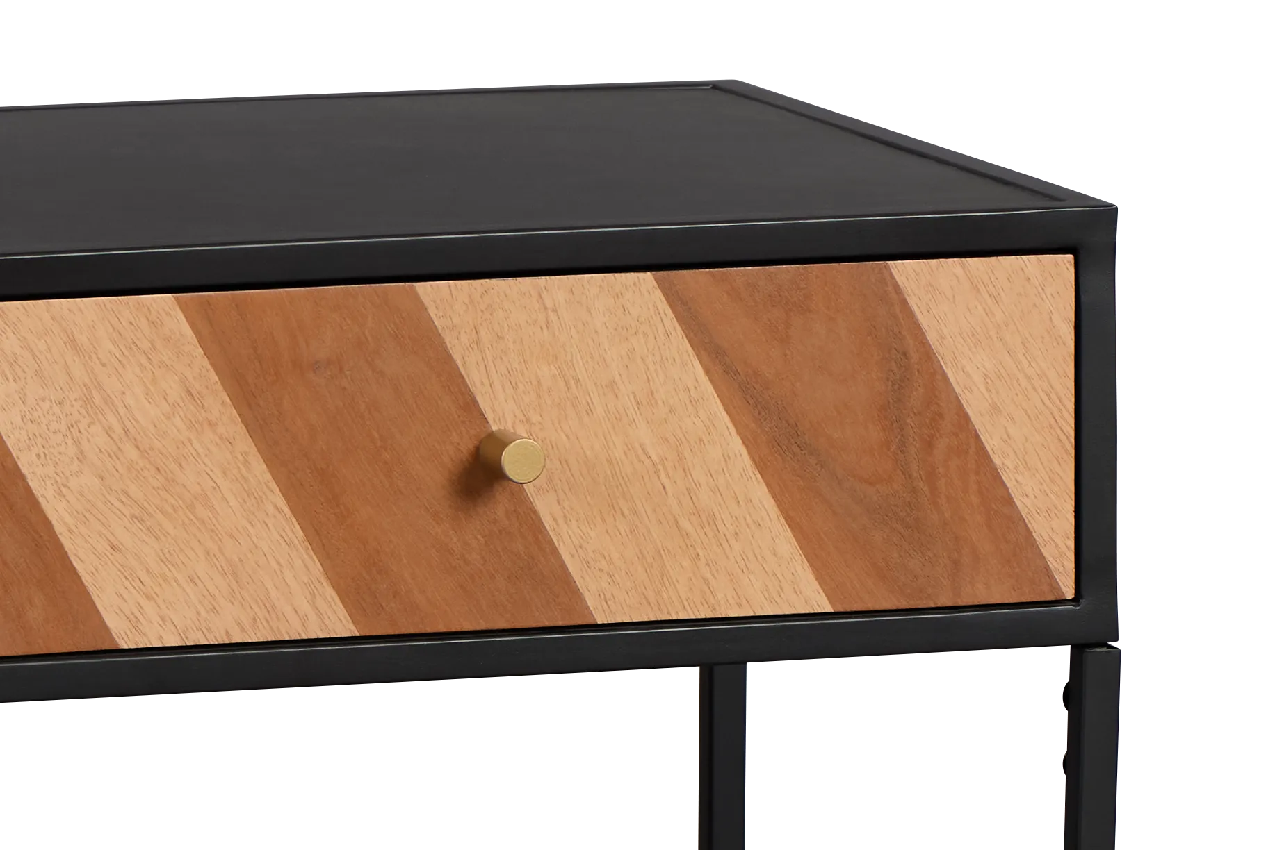 Fifer Black Accent Table
