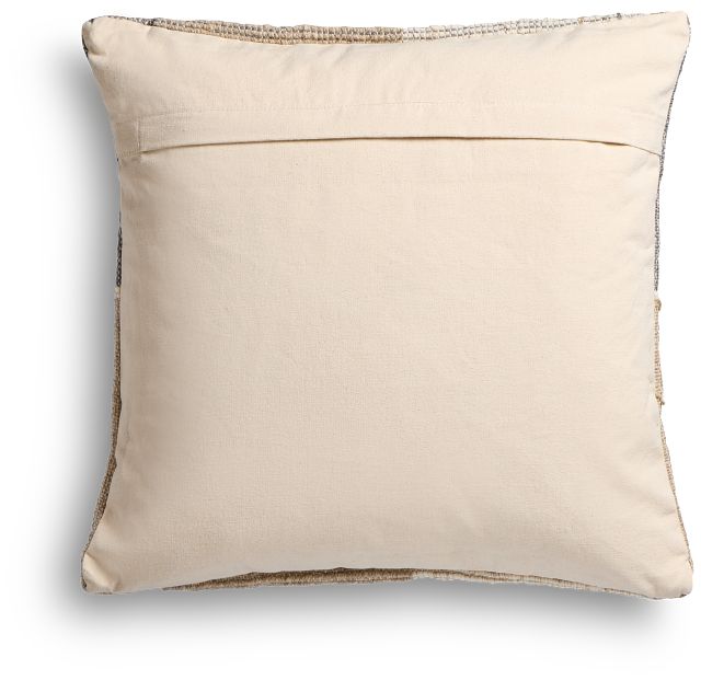 Bloxi Brown 22" Square Accent Pillow