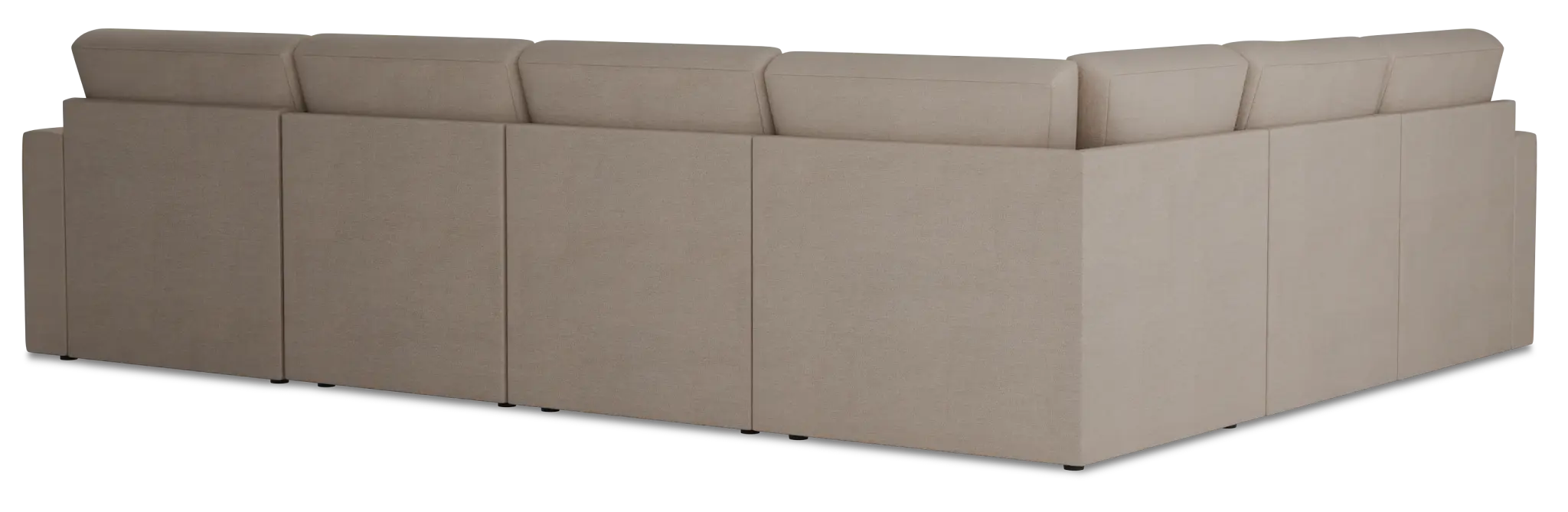 Citymod Beige Fabric Medium Right Chaise Sectional Citymod Beige Fabric Medium Right Chaise Sectional