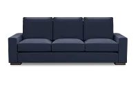 Edgewater Peyton Dark Blue 96" Sofa W/ 3 Cushions