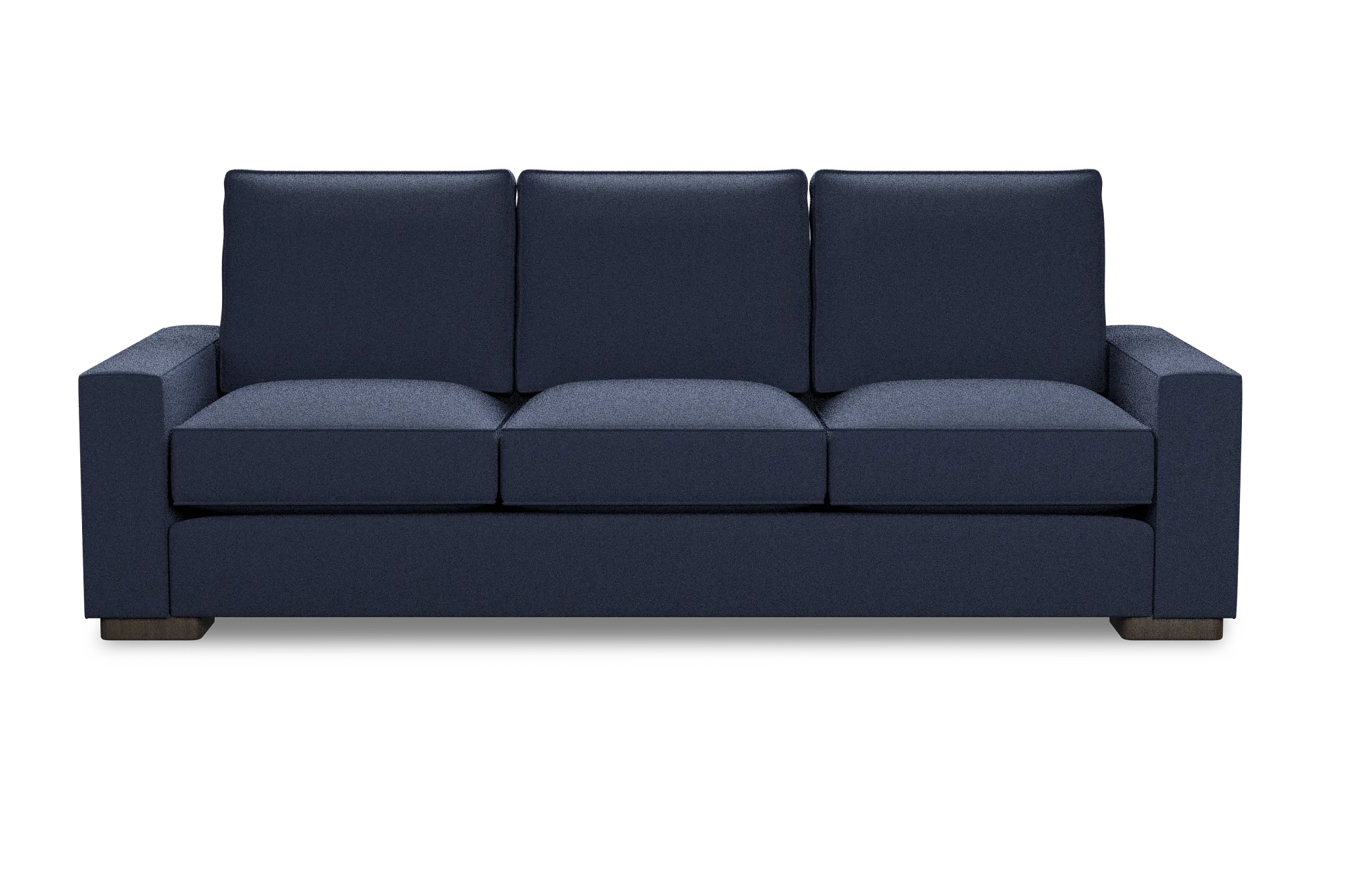 Edgewater Peyton Dark Blue 96" Sofa W/ 3 Cushions