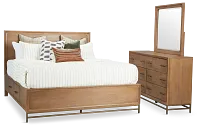 Provo Mid Tone Panel Storage Bedroom