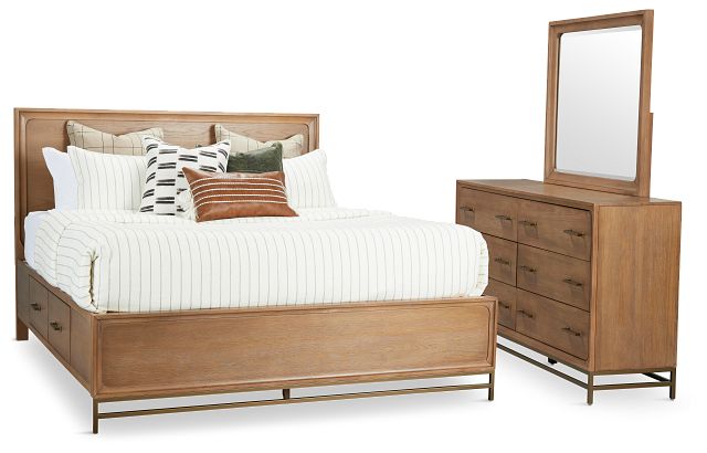 Provo Mid Tone Panel Storage Bedroom