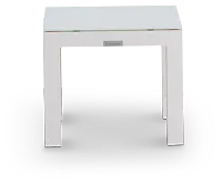 Lisbon3 White End Table