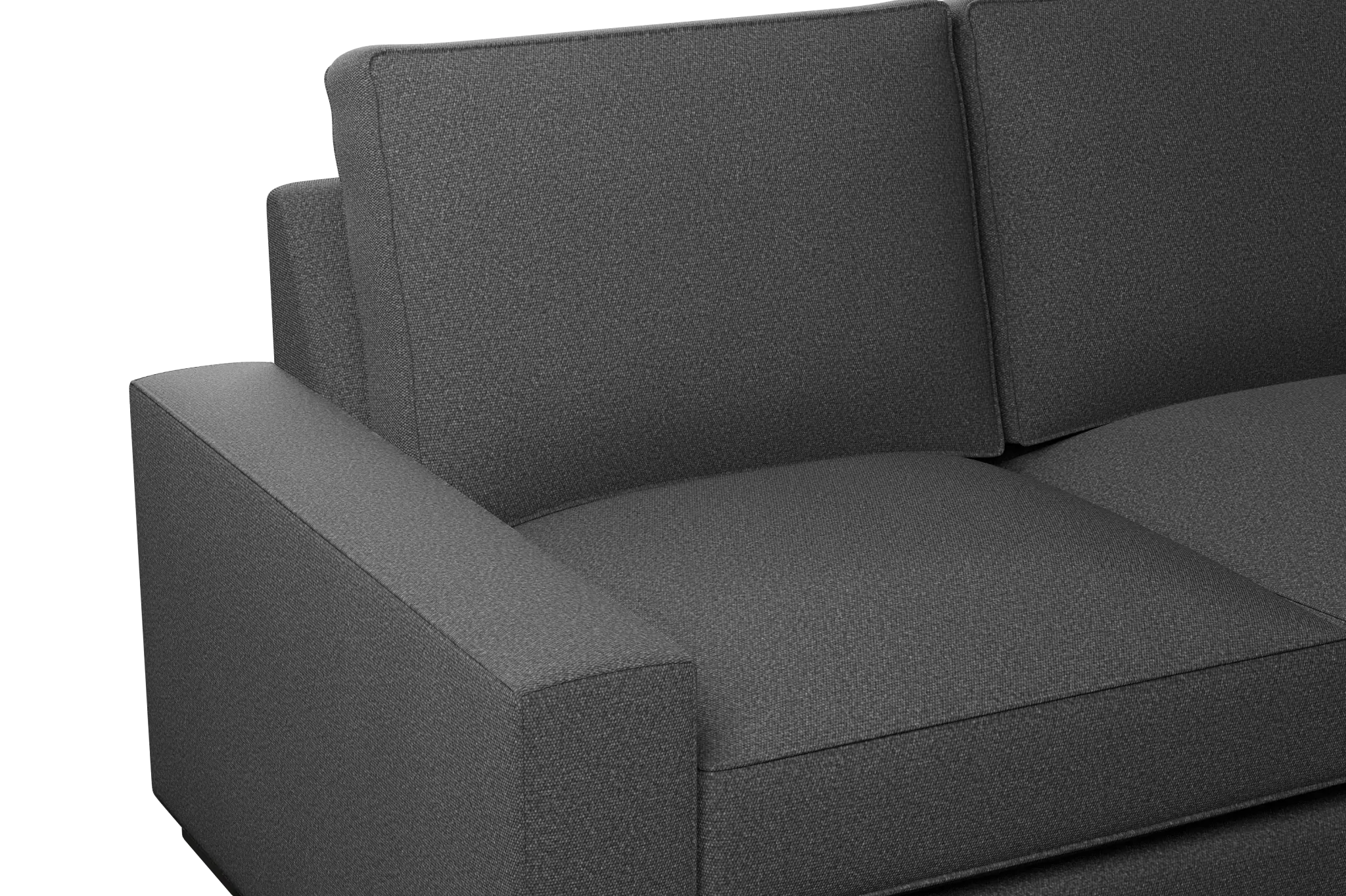 Edgewater Delray Dark Gray Right Chaise Sectional Edgewater Delray Dark Gray Right Chaise Sectional