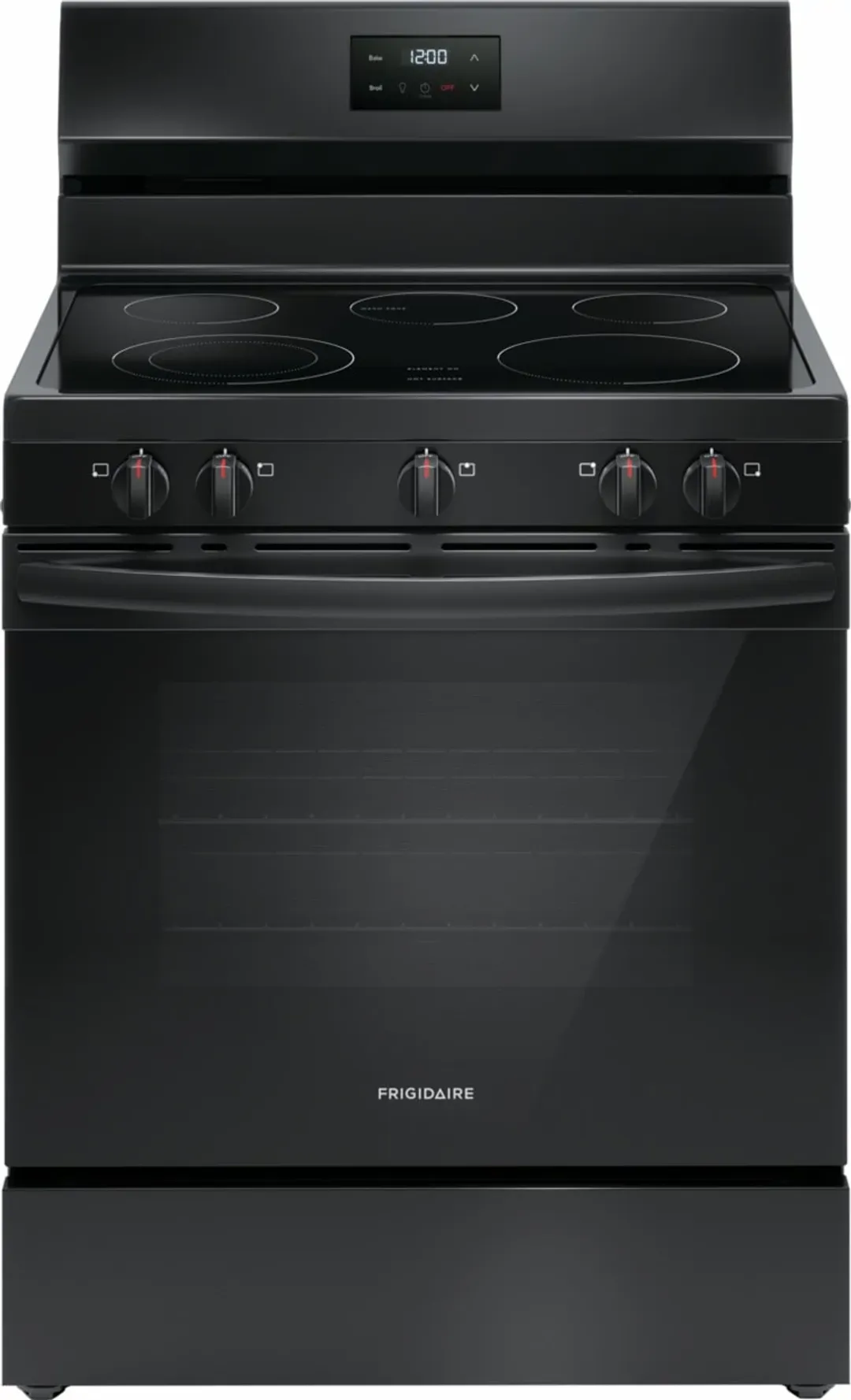 Frigidaire 3052 Series Black Electric Range