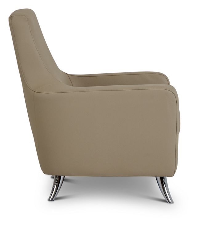 Marquez Taupe Micro Accent Chair