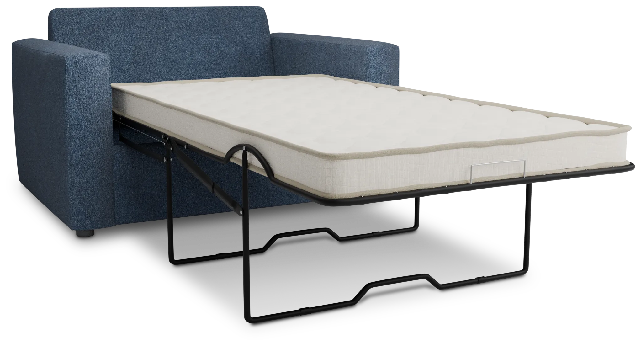 Siesta Maguire Blue Fabric Innerspring Sleeper