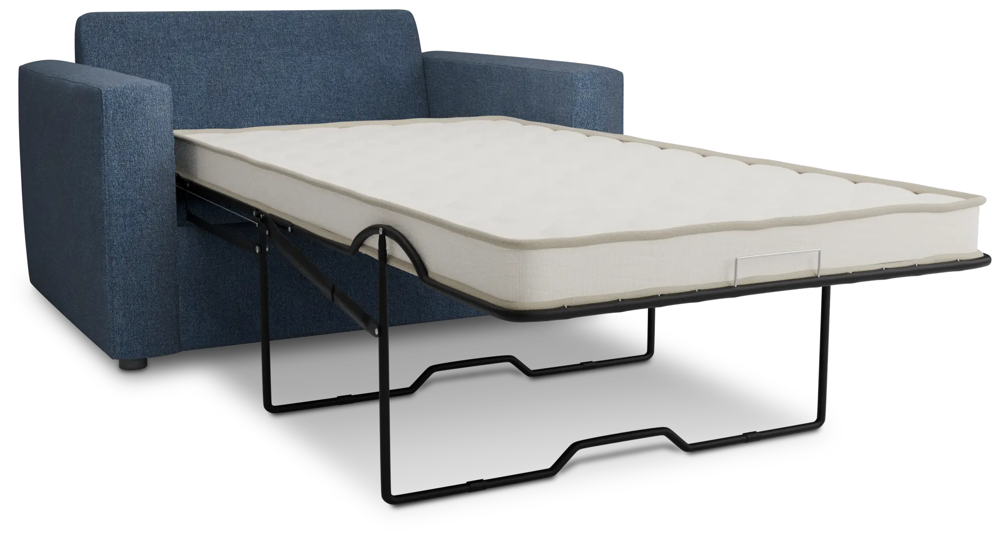 Siesta Maguire Blue Fabric Innerspring Sleeper Siesta Maguire Blue Fabric Innerspring Sleeper