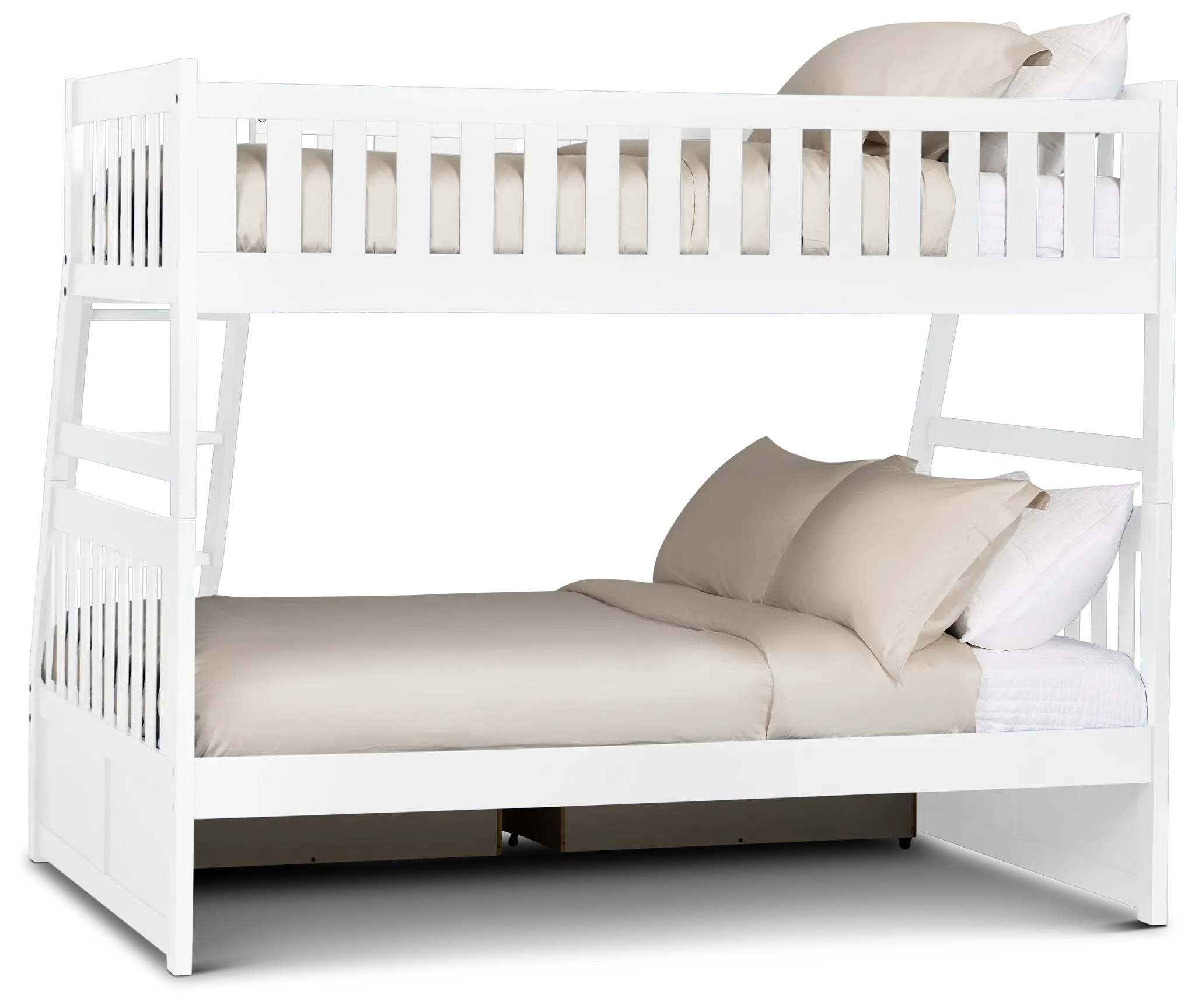 Charleston White Storage Bunk Bed