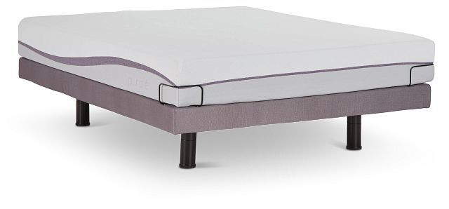 Purple Adjustable Mattress Set