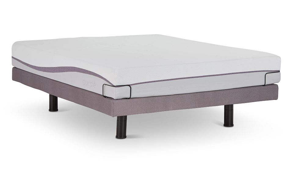 Purple Adjustable Mattress Set
