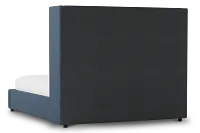 Captiva Elite Dark Blue 60" Upholstered Shelter Bed