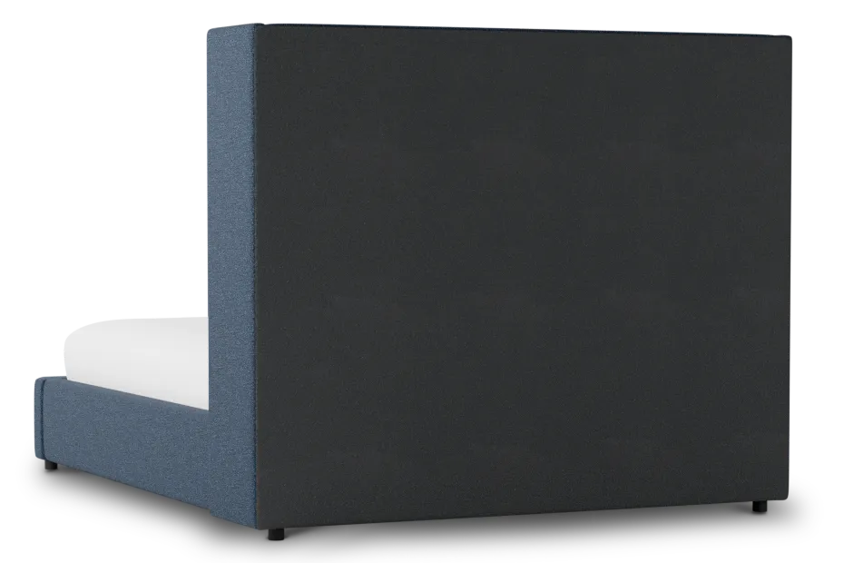 Captiva Elite Dark Blue 60" Upholstered Shelter Bed