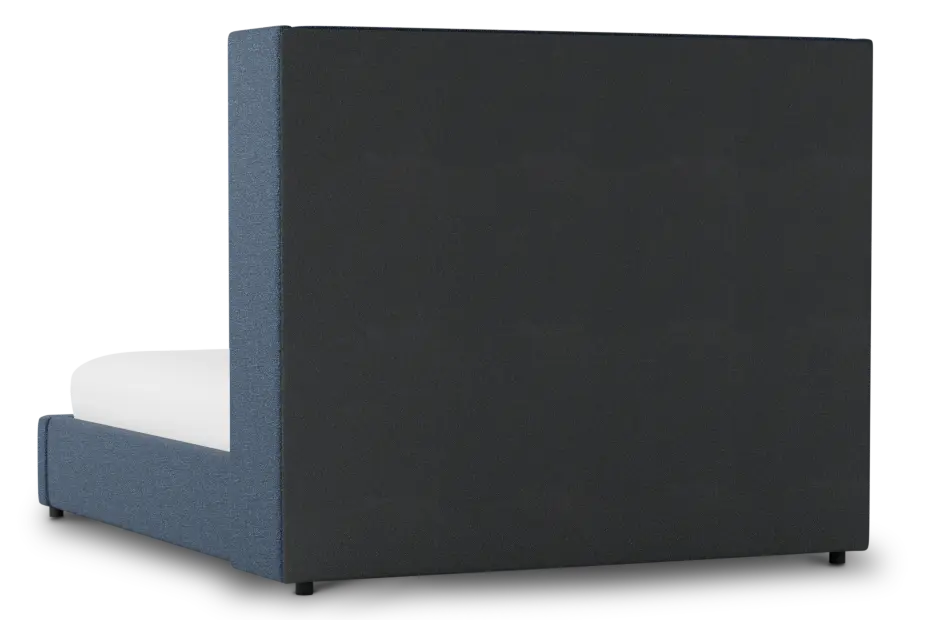 Captiva Elite Dark Blue 60" Upholstered Shelter Bed Captiva Elite Dark Blue 60" Upholstered Shelter Bed