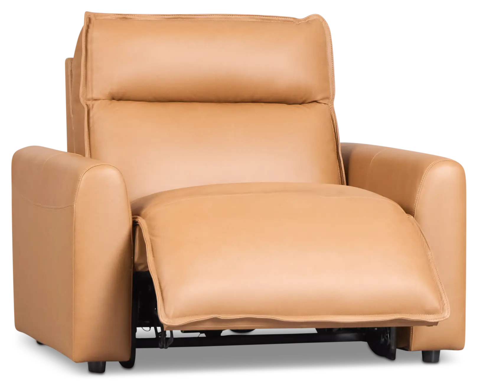 Edison Medium Brown Lthr/vinyl Power Recliner With Power Headrest Edison Medium Brown Lthr/vinyl Power Recliner With Power Headrest