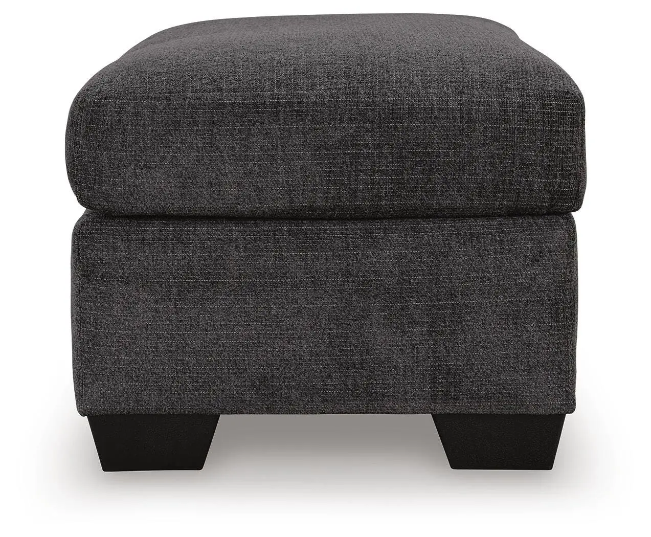 Loreo Dark Gray Micro Ottoman Loreo Dark Gray Micro Ottoman