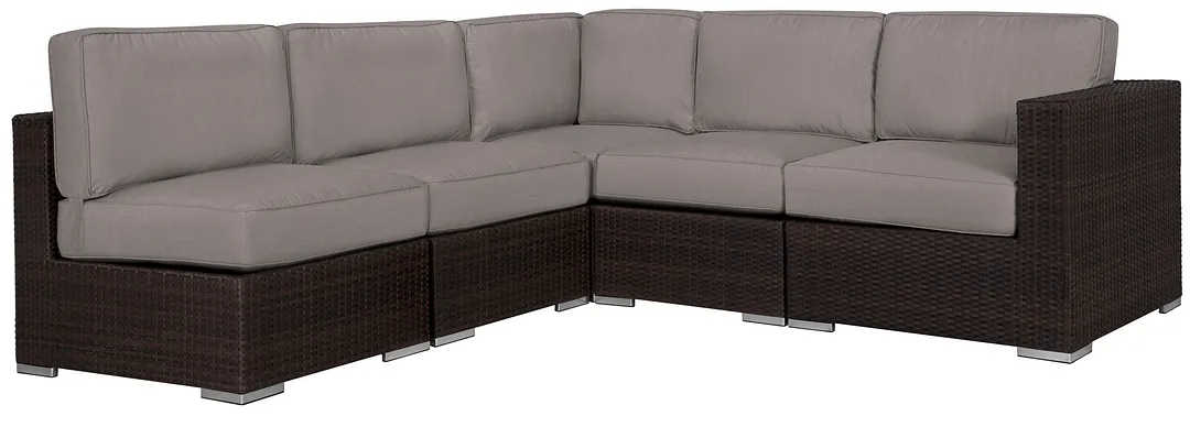 Fina Gray 5-piece Modular Sectional