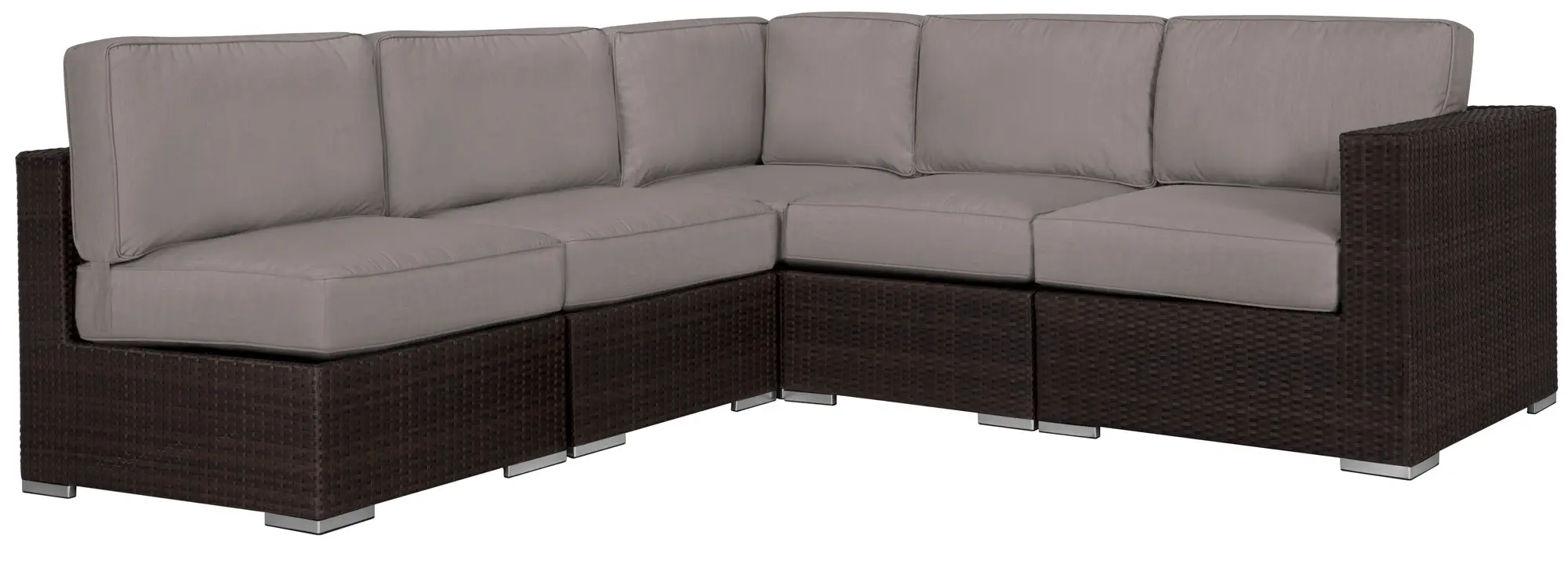 Fina Gray 5-piece Modular Sectional Fina Gray 5-piece Modular Sectional