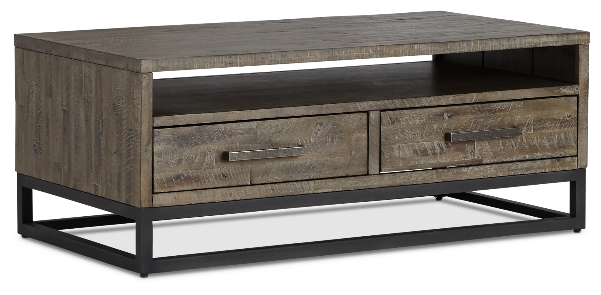 Hayes Light Gray Rectangular Coffee Table