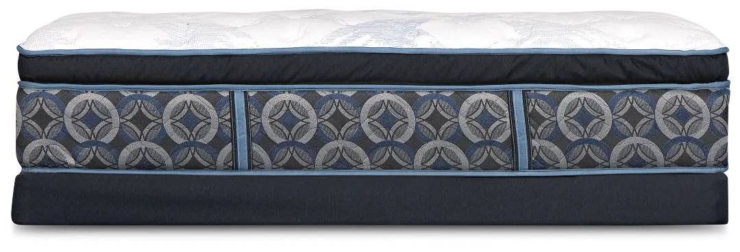 Perfect Sleeper Bay City Plush Low-profile Mattress Set