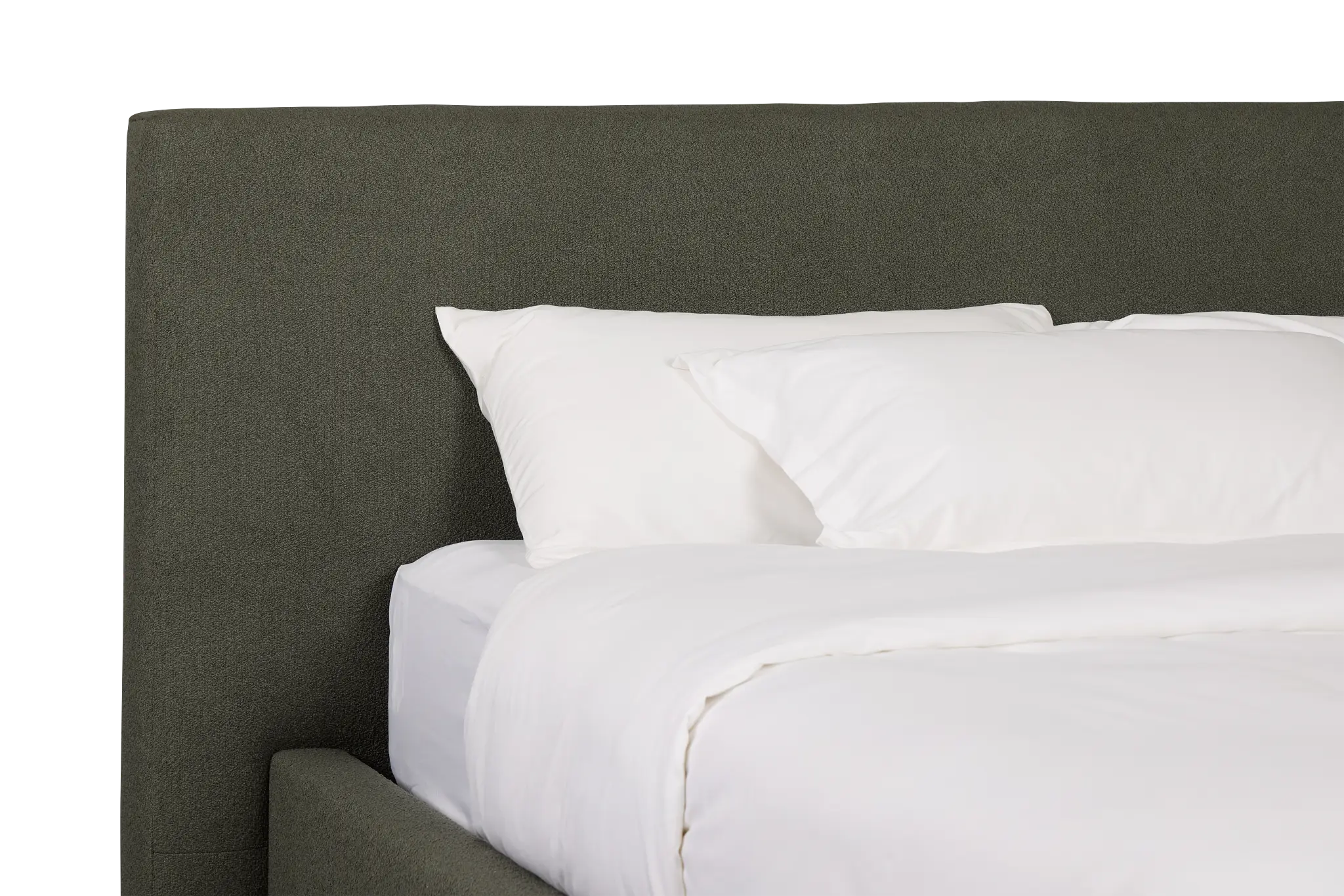 Grayton Sutton Green 44" Upholstered Platform Bed Grayton Sutton Green 44" Upholstered Platform Bed