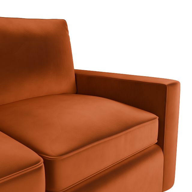 Siesta Joya Orange Fabric Loveseat