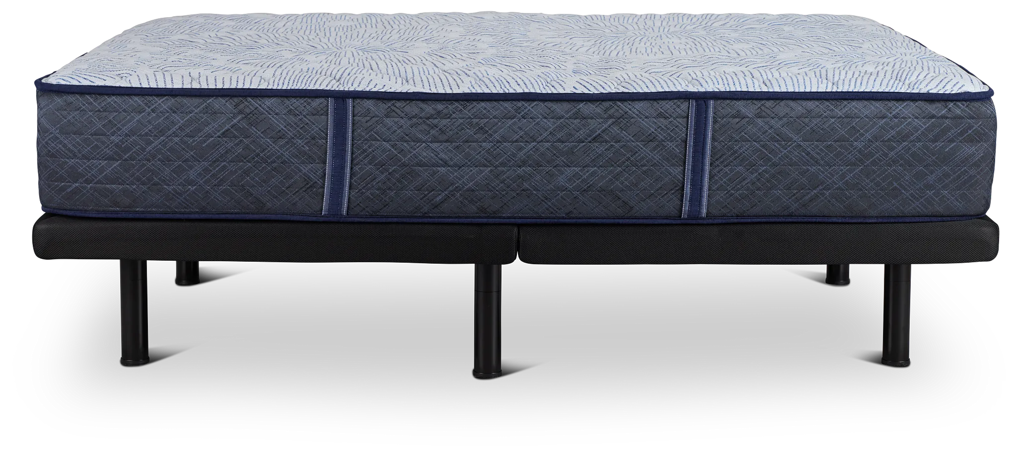 Serta Perfect Sleeper Blue Lagoon Nights Firm Deluxe Adjustable Mattress Set