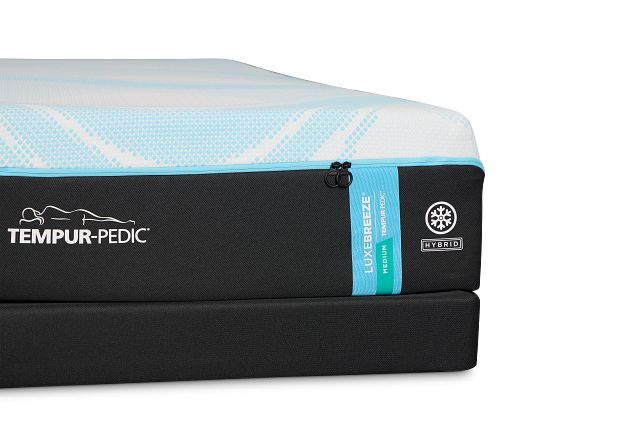 Tempur-pedic Tempur-luxebreeze Medium Low-profile Mattress Set