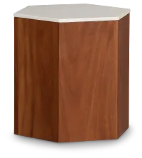 Isla Marble Accent Table