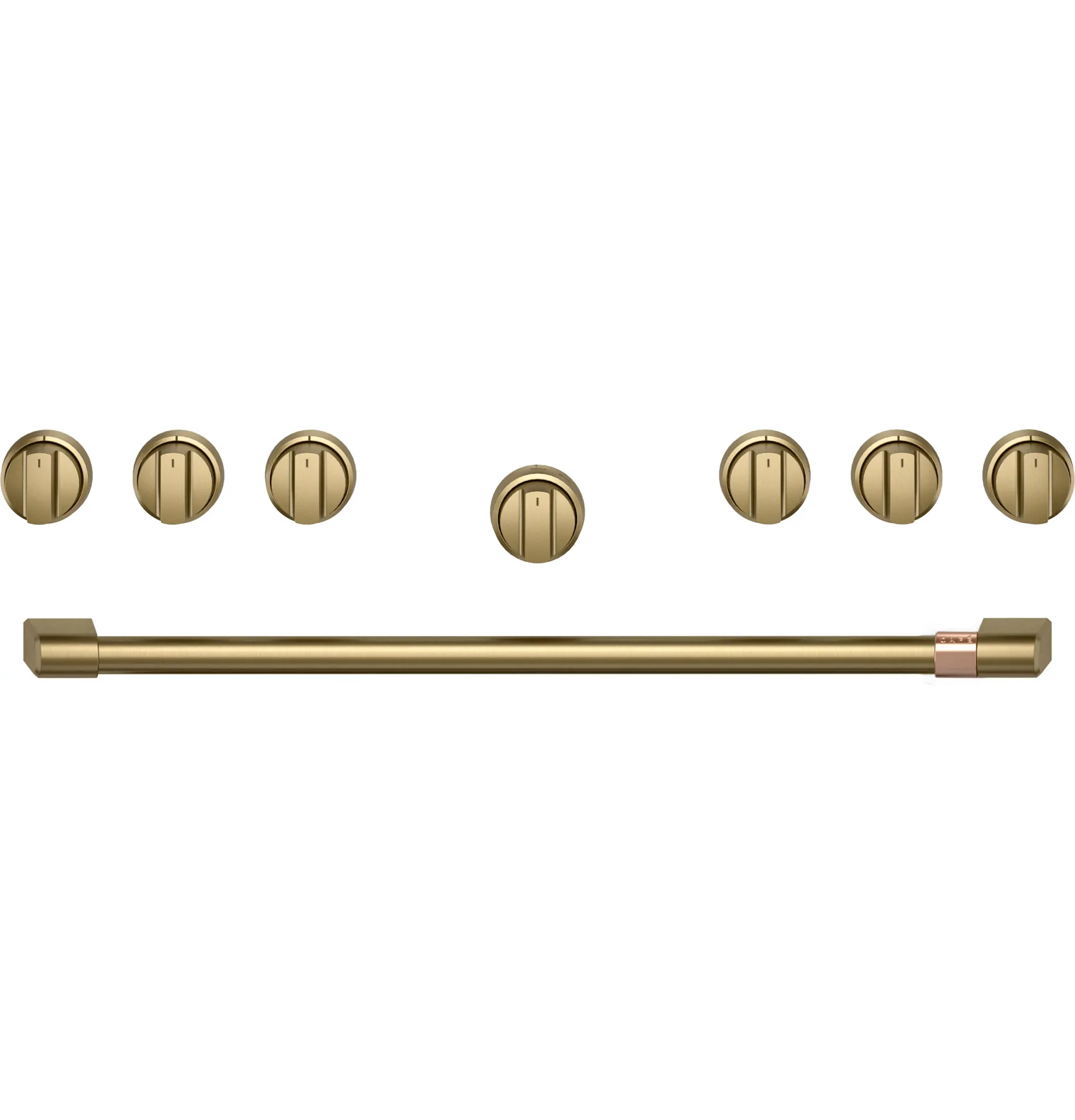Cafe Handle Brass 36" Range Handle