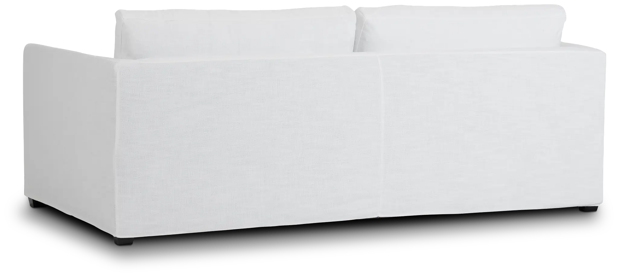 Willow 89" White Fabric Sofa Willow 89" White Fabric Sofa