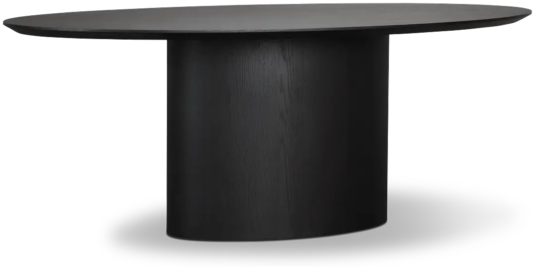 Nomad Black 78" Oval Table Nomad Black 78" Oval Table