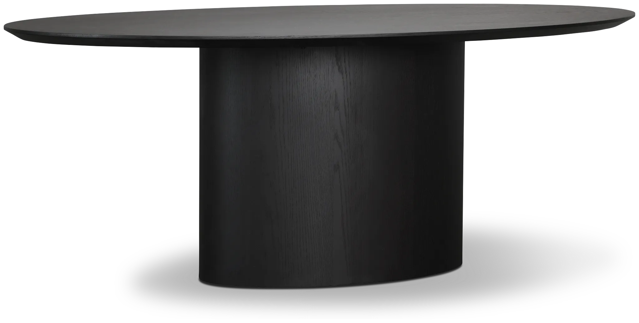 Nomad Black 78" Oval Table