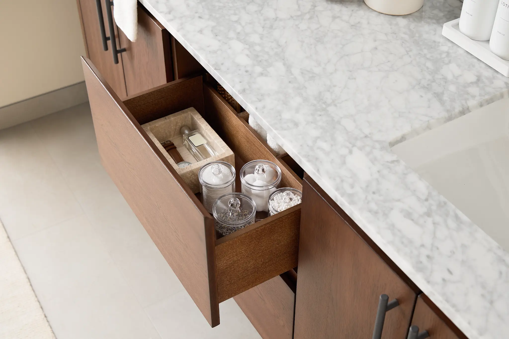 Nomad Mid Tone 60" Double Bathroom Vanity Nomad Mid Tone 60" Double Bathroom Vanity