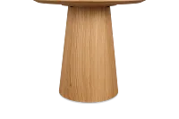 Nomad Light Tone Round End Table