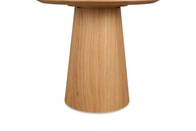 Nomad Light Tone Round End Table