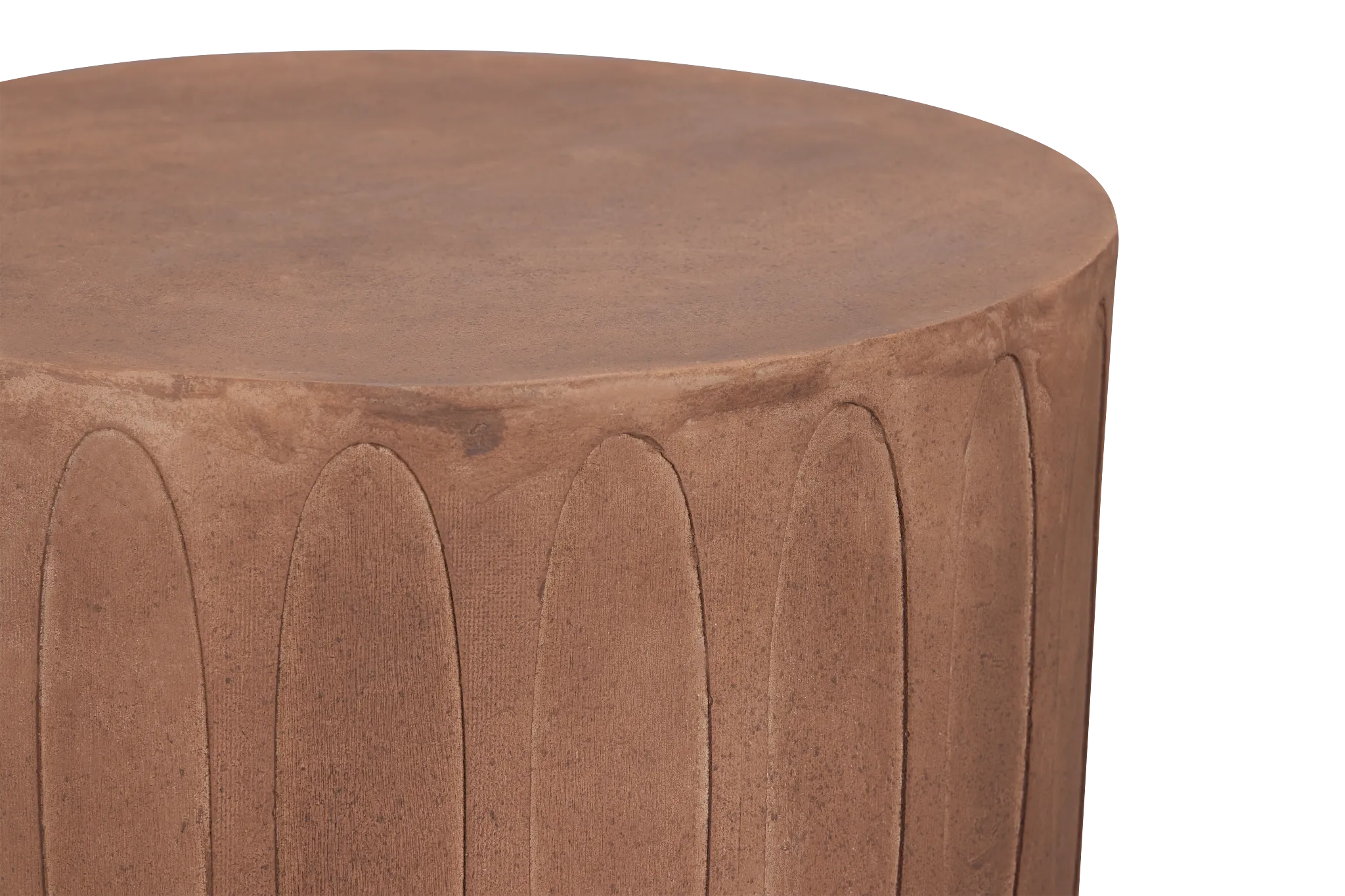 Abbot Gray Round Accent Table