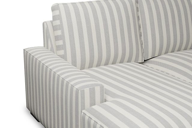 Edgewater Sea Lane Light Gray Left Chaise Sectional