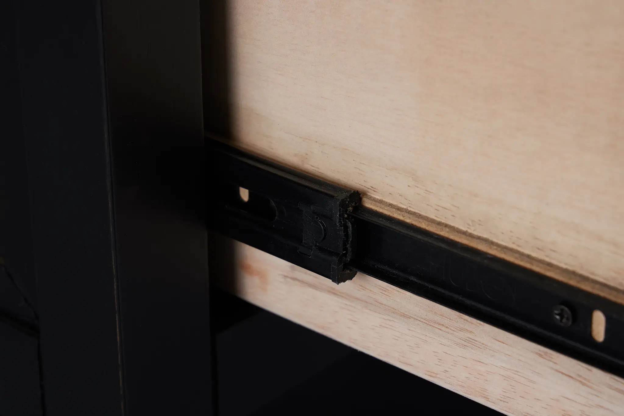 Venice Black Woven Nightstand Venice Black Woven Nightstand