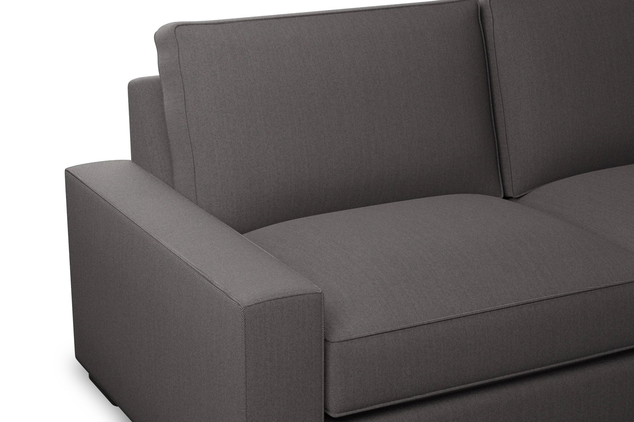 Edgewater Peyton Gray 84" Sofa W/ 2 Cushions